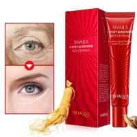 ราคา BIOAQUA ครีมบำรุงรอบดวงตา ลดริ้วรอย ครีมหอยทากโสมแดง Snails Red Ginseng eye cream (20331332190)