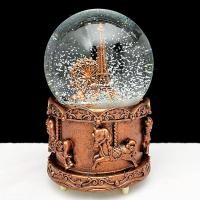 ราคา Snowball Music box กล่องดนตรีหิมะ คริสตัลบอล มีเสียงดนตรี แถมฟรี ถ่าน AAA 3 ก้อน (11213423615)