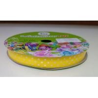 ราคา ริบบิ้นลายจุด ตราTW เบอร์2 ยาว50หลา ริบบิ้นพับเหรียญโปรยทาน (19669144370)