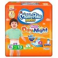ราคา MamyPoko Happy Day and Night มามีโพโค แพ้นท์ ผ้าอ้อม ผ้าอ้อมเด็ก ผ้าอ้อมเด็กอ่อน ผ้าอ้อมแรกเกิด แพมเพิส แพมเพิสเด็ก กางเกงผ้าอ้อม ไซส์S XXXL 4ห่อ (20954607026)