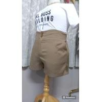ราคา กางเกงสาวอวบอ้วน ผ้าซาร่า เอวสูง สม็อคหลังยางยืด (20561066377)