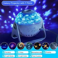 ราคา Galaxy Projector 6 in 1 Planetarium Projector Night Light with Nebula Moon Rotating Star Projector for Ceiling Kids Room Decor (13515769573)