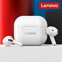 ราคา เดิม Lenovo LP40หูฟังไร้สายบลูทูธควบคุม Touch หูฟังสแตนด์บายไมโครโฟน Earpods HeadphonesNew (21170655490)