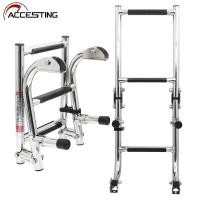 ราคา อุปกรณ์เสริมเรือทางทะเลบันไดเรือ3บันไดพับทำจากสเตนเลสสตีลขัดเงา2 1ขั้นตอน (19098848652)