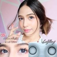 ราคา คอนแทคเลนส์ รุ่น Viva สีเทา ตาล gray brown มีค่าสายตาปกติ 0 00 (20569990379)