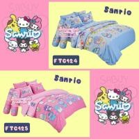 ราคา Sanrio ผ้าปูที่นอน ไม่รวมผ้านวม ยี่ห้อ Fountain ลิขสิทธิ์แท้ (18711509589)