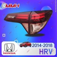 ราคา Honda HRV LED 2014 2018 เสื้อ ไฟท้าย ไฟท้าย แต่ง ไฟท้ายไฟเบรค ไฟเลี้ยว Taillamp Taillight ไฟท้าย พร้อมทับทิม ไฟท้ายกันชนหลังสําหรับ ทับทิมในฝาท้ายไฟท้าย ไฟเบรก ไฟสัญญาณเตือน (18925781802)