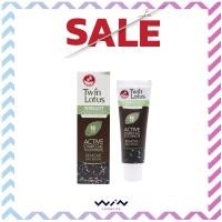 ราคา 1แถม1 ยาสีฟัน ดอกบัวคู่ แอคทีฟ ชาร์โคล 100 ML Twin Lotus Herbaliste Active Charcoal toothpaste (8593932226)
