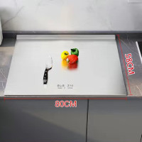 ราคา เขียงสแตนเลส1 5มม ขนาดใหญ่พิเศษ304สำหรับงานหนักเนื้อและผักไม้กลิ้งปกป้องเคาน์เตอร์ไม้นวดแป้งทำความสะอาดง่าย (10797083293)