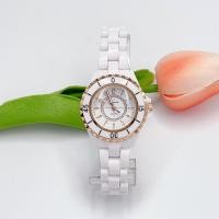 ราคา นาฬิกา ผู้หญิง นาฬิกาข้อมือ ผญ นาฬิกาทางการ สายนาฬิกา เซรามิค ใส่ออกงาน ใส่ทำงาน สวยมาก หน้าปัด 30 มม (19632042823)