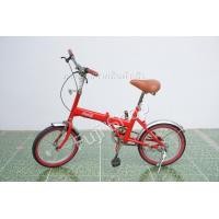 ราคา จักรยานพับได้ญี่ปุ่น ล้อ 16 นิ้ว ไม่มีเกียร์ Coca Cola สีแดง จักรยานมือสอง (20099340848)