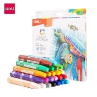 ราคา Deli สีชอล์ค Oil Pastels 12สี 18สี 24สี สีชอล์คน้ำมัน คุณภาพสูง สีสด เหมาะระบายสี (19922185120)