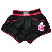 ราคา THAISMAI Lady Boxing Shorts กางเกงมวยหญิง ผ้า Satin สีดำ บานเย็น LD 03 (9828732194)