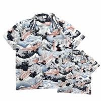 ราคา เสื้อฮาวายครอบครัว ลายนกคลื่น (20447760587)