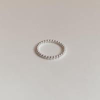 ราคา A piece all silver 925 Bubble ring แหวนหมุดเงินรอบวง ทรง Bubble กลม กลิ้งได้ 167 (7491394402)
