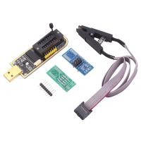 ราคา CH341A USB Programmer EEPROM BIOS Flasher Programmable Logic Circuits with SOP8 Flash Clip Suitable for 24 25 Series Chip (10241649781)