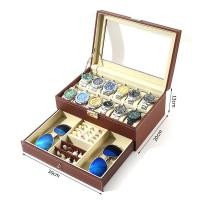 ราคา พร้อมส่ง กล่องใส่นาฬิกา เครื่องประดับ2ชั้น กล่องนาฬิกา กล่องใส่เครื่องประดับ Leather Watch Box กล่องเก็บนาฬิกาข้อมือ (20984884709)