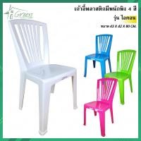 ราคา เก้าอี้พลาสติกมีพนักพิง เก้าอี้นั้งพลาสติก เก้าอี้นั้งกินข้าว เก้าอี้ไอคอนมี 4 สี สีฟ้า สีขมพู สีเขียว สีขาว ไอคอน (20997375509)