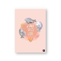 ราคา สมุดฉีก Save Sea Life A6 พะยูน (10997061273)
