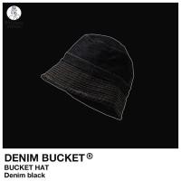 ราคา หมวกบักเก็ต บักเก็ตยีนส์ บักเก็ต Denim Bucket สียีนส์ดำ (18176108160)