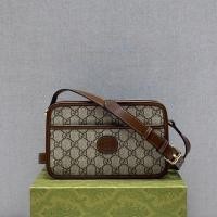 ราคา GUCCI GG กระเป๋า MINI BAG WITH INTERLOCKING G (21228408100)