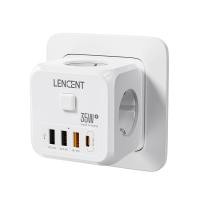 ราคา Lencent ซ็อกเก็ตผนังขยายกับ3 AC 3พอร์ต USB And1 Type C 7 in 1 EU plug ชาร์จไฟเปิด ปิดสวิทช์สำหรับบ้าน (21171078133)