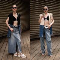 ราคา เสื้อกั๊กทูโทน แต่งชายยีนส์ VSHOP (19631454281)