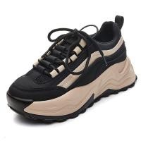 ราคา รองเท้าผ้าใบส้นตึก สุภาพสตรีรองเท้าผ้าหญิง ผ้าใบเสริมส้น ทรงสปอร์ต แฟชั่นเกาหลี พื้นรองเท้าหนา นำเข้า รองเท้าผ้าใบเกาหลี (18701584937)