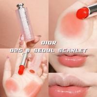 ราคา ลิปสติก Dior Addict Lip Glow แถมน้ำหอมเทสเตอร์ กล่องถุงเซท Color 001 004 008 ลิปบาล์มฟื้นฟูสีปากธรรมชาติ (20362105210)