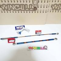 ราคา NUI สายเบรค ยึดดั้ม สำหรับสวิงอาร์มยืด 2 นิ้ว แถม มือลิงหนุ่ย สายฟ้า ไทเท ของแต่งเวฟ110i (1838688424)