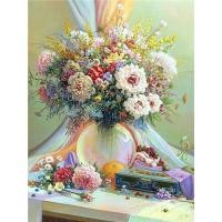 ราคา ภาพวาดตกแต่งโดยตัวเลขภาพของตกแต่งงานปาร์ตี้สำหรับผู้ใหญ่ผ้าใบวาดภาพภาพวาดช่อดอกไม้แจกันทรงกลมของขวัญส่วนบุคคล (19679479214)