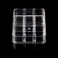 ราคา mishun318862 Clear acrylic 9ที่ใส่ลิปสติกแสดงเครื่องสำอาง Organizer Makeup Case Storage (20268736051)