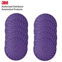 ราคา 3M กระดาษทรายกลมสีม่วง รุ่น หลายรู ขนาด 6 นิ้ว 10แผ่น Purple Clean Sanding Disc 10 PADS (17267147200)