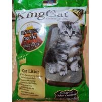 ราคา King Cat คิงแคท ทรายภูเขาไฟผสมคาร์บอน ลดฝุ่น 99 9 กลิ่นชาเขียว สำหรับแมว 10 ลิตร L (17296899966)