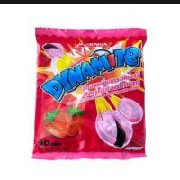ราคา ไดนาไมท์ Dynamite ลูกอมสอดไส้รสต่างๆ มี 4 รส แพ็คละ 50 เม็ด (21052189848)