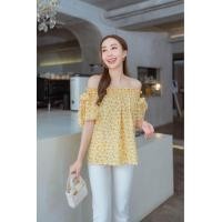 ราคา เสื้อปาดไหล่ มีโบว์ข้างๆแขน (19494017933)