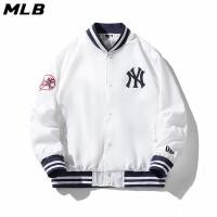 ราคา ส่งของ เสื้อแจ็กเก็ตเบสบอล ปักลายโลโก้ MLB NY ของแท้ แต่งซิป สําหรับผู้ชาย และผู้หญิง (19693072443)