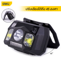 ราคา Deli ไฟฉายคาดหัว 3W ไฟฉายคาดศีรษะ แสงปรับได้4ระดับ ไฟฉายชาร์จไฟ ไฟคาดหัว แบบชาร์จไฟในตัว ไฟฉาย ไฟส่องปลา ไฟส่องกบ (18788050844)