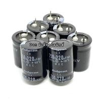 ราคา C ขาเขี้ยว 220uF 250V ยาว 30 กว้าง 22 105องศา (19196114824)