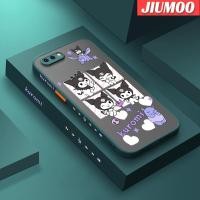 ราคา JIUMOO เคสสำหรับ OPPO R11 R11s เคส R9s ลายการ์ตูนน่ารัก Kuromi มีน้ำค้างแข็งโปร่งใสขอบสี่เหลี่ยมด้านข้างแบบแข็งลายกล้องปลอกซิลิโคนกันกระแทกเคสอ่อน (20862050666)
