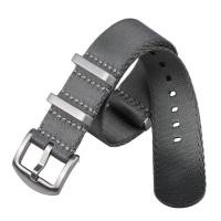 ราคา สายนาฬิกา สายนาโต้ Nato Strap คุณภาพดี สายหนา บัคเคิ้ลแข็งแรง ขอบไม่รุ่ย 20mm 22mm (14179882278)