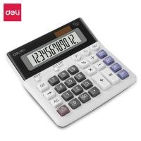 ราคา เครื่องคิดเลข Deli 12หลักแบบคู่ TE301อุปกรณ์สำนักงานธุรกิจแหล่งจ่ายไฟ (20456104275)