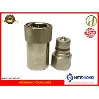 ราคา NITTO KOHKI Hydraulic couplings รุ่น 6HS 6HP 177T ข้อต่อไฮดรอลิก ขายเป็นชุด (6030414111)