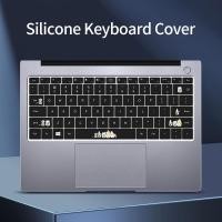 ราคา ฟิล์มคีย์บอร์ดสีดำกันน้ำกันฝุ่นสำหรับ Huawei ฝาครอบแป้นพิมพ์แล็ปท็อป Matebook 14 14S 16S D14 D15 D16 X Pro (20515599568)
