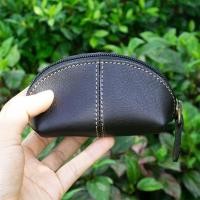 ราคา กระเป๋าสตางค์หนังแท้ใส่เหรียญ กระเป๋าตังค์ใบเล็กหนังชามัวร์สำหรับผู้หญิง ผู้ชาย ใส่แบงค์เหรียญและบัตรได้ ขนาดพกพา แฮนด์เมดน่ารัก (20875107168)