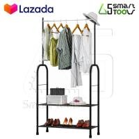 ราคา InnTech ราวตากผ้า ราวเก็บของ ราวแขวนอเนกประสงค์ พร้อมชั้นวางของ ดีไซน์สวย แข็งแรง ทนทาน รองรับน้ำหนักได้ถึง 100 kg รุ่น 9811Y (724388962)