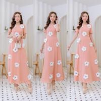 ราคา เดรสสีโอรส เดรสปักดอกสามดี Ananya (18593672123)