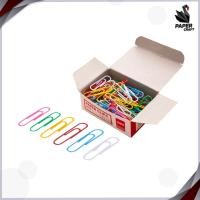 ราคา กล่องกระดาษ Deli ลวดเสียบ ลวดสีเสียบกระดาษ คลิปหนีบกระดาษ รุ่น DL39716 100 ตัว กล่อง (20917023478)