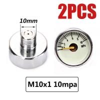 ราคา พร้อมสต็อก2ชิ้นมิเตอร์วัด PCP นิวเมติกปั๊มลมส่องสว่างมินิ Manometer วัด5mpa 10mpa 20mpa 30map 35mpa 40mpa M8X1 M10x1กระทู้สำหรับ Regulator วาล์วชิ้นส่วน (15011441990)