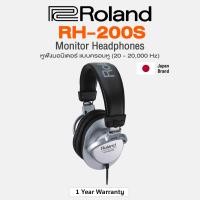 ราคา Roland RH 200 RH 200S Monitor Headphone หูฟังมอนิเตอร์ หูฟังสเตอริโอ แบบครอบหู ความถี่ 20 22000 Hz หูฟัง สำหรับเครื่องดนตรี แถมฟรีหัวแปลง ประกัน 1 ปี (20960987771)